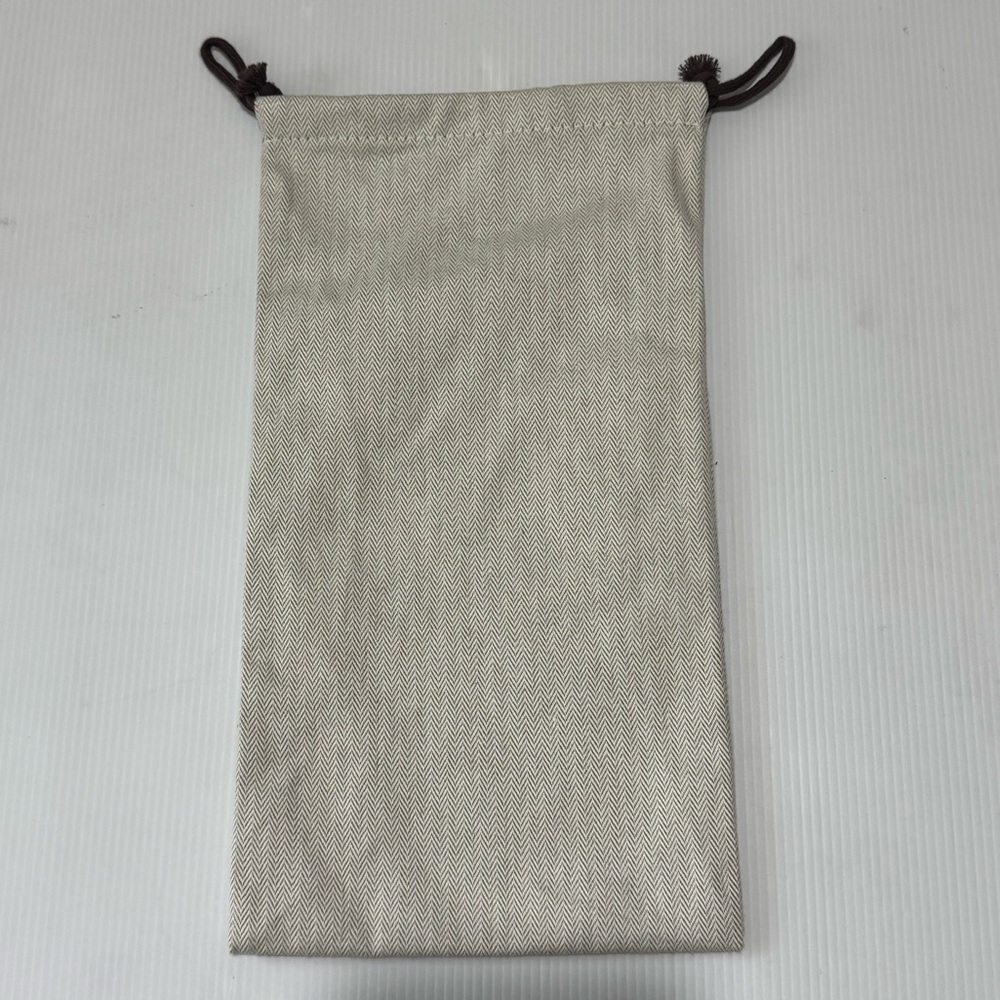 HERMES -  Cotton Drawstring‎ Dust bag  - Cream - Picture 4 of 7